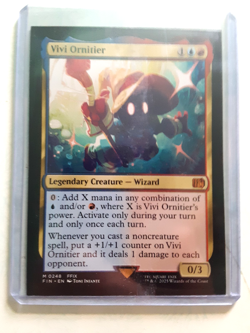 1 vivi ornitier reg finish n/m never played myth card no.248 - Image 1