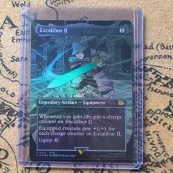 Excalibur II (Borderless) (FOIL) ✅ Final Fantasy ✅ Magic The Gathering (mtg) - Image 1