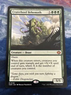 Craterhoof Behemoth Tarkir: Dragonstorm Regular NM-M Unplayed MTG 0138 - Image 1