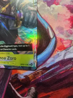Roronoa Zoro (Illustration Box Vol.3) OP07-113 One Piece Promotion Cards Foil NM - Image 4