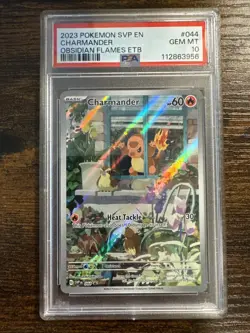 Charmander 044 Sv: Scarlet & Violet Promo Cards Holo PSA 10 - Image 1