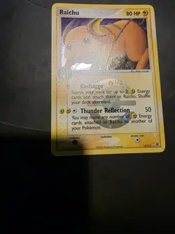 Pokemon TCG Raichu 12/112 FireRed & LeafGreen Reverse Holo Card - Image 2
