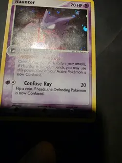 Pokemon Card Haunter Fire Red & Leaf Green 34/112 Reverse Holo - Image 3