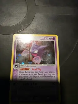 Pokemon Card Haunter Fire Red & Leaf Green 34/112 Reverse Holo - Image 4