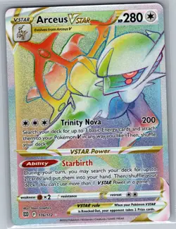 Arceus VSTAR (Secret) 176/172 SWSH09: Brilliant Stars - Pokemon Card - NM - Image 1