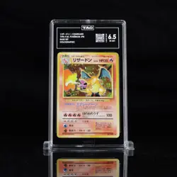 Charizard 006 Base Set Holo Japanese Pokemon Card TAG Graded 6.5 - Image 1