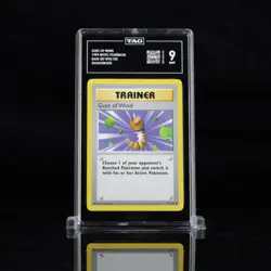 Gust of Wind 93/102 Base Set Shadowless Pokemon Card TAG Graded 9 - Image 1