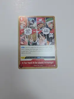 One Piece - In Two Years!! At the Sabaody.. - Romance Dawn (OP01) NM/M Condition - Image 1