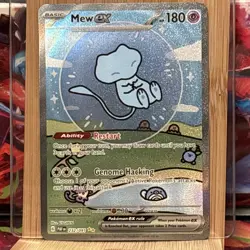 Pokemon TCG Bubble Mew EX Paldean Fates 232/091 SIR See Pics for Condition - Image 1