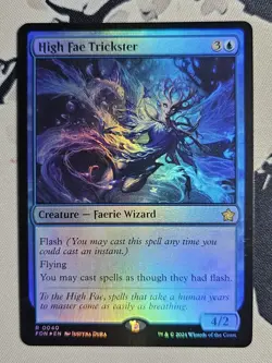 High Fae Trickster NM Foil MTG Foundations FDN Unplayed Magic The Gathering - Image 1