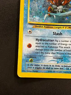 Kabutops 6/75 - Neo Discovery Holo Rare Pokemon TCG Card Vintage MP - Image 2