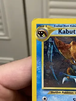 Kabutops 6/75 - Neo Discovery Holo Rare Pokemon TCG Card Vintage MP - Image 2