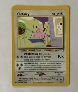 Pokemon TCG Clefairy Neo Genesis Unlimited Uncommon Card 30/111 Regular NM - Image 1