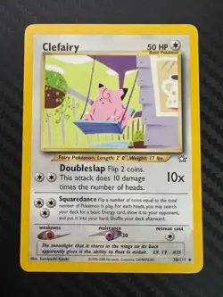 Pokemon TCG Clefairy 30/111 Neo Genesis Regular Unlimited DMG - Image 1