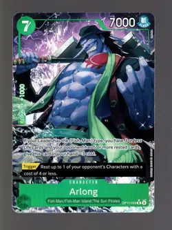 ONE PIECE TCG A FIST OF DEVINE SPEED ENGLISH OP11-023 ARLONG ALT ART R - Image 1
