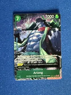 Arlong One Piece TCG A Fist of Divine Speed OP11-023 Alt Art Rare - ships PWE - Image 1