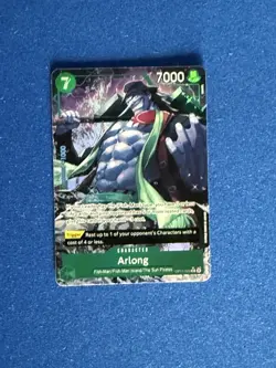 Arlong One Piece TCG A Fist of Divine Speed OP11-023 Alt Art Rare - ships PWE - Image 2