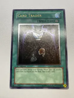 Yugioh! Card Trader STON-EN046 Ultimate Rare 1st Edition MP - Image 1
