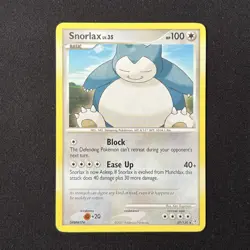 Snorlax 37/130 Diamond and Pearl Base Set Pokemon Card - Image 2