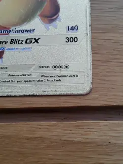 Charizard GX HP250 Gold Metal Pokemon Card Collectible SM211 - Image 5