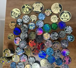 Pokemon TCG Accessories Coins, Dice, Counters, Pins Lot (Rare METAL) - Image 2