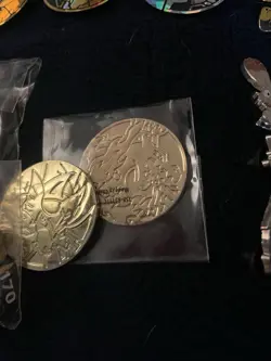 Pokemon TCG Accessories Coins, Dice, Counters, Pins Lot (Rare METAL) - Image 4