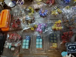 HUGE Pokemon Memorabilia Lot - Dice, Sleeves, Figures, Coins, Pins, Etc. - Image 4