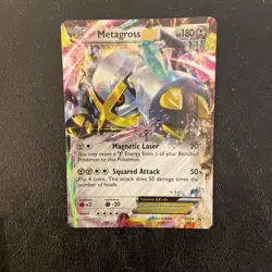 Pokemon TCG Metagross EX XY34 Black Star Promo DMG - Image 1