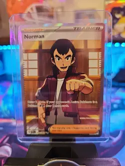 Norman - 237/182 - Pokemon Paradox Rift Full Art Ultra Rare Card NM - Image 2