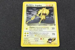 Pokemon TCG Card Rocket's Zapdos 15/132 Gym Challenge Holo LP - Image 1