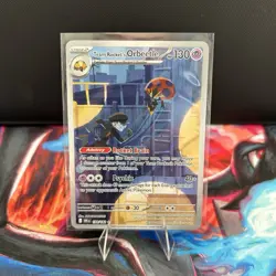 Team Rockets Orbeetle 198/182 Illustration Rare SV10 Destined Rivals NM Pokemon - Image 1