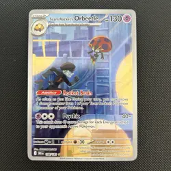 Team Rockets Orbeetle 198/182 Illustration Rare SV10 Destined Rivals NM Pokemon - Image 2