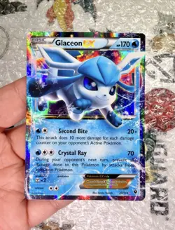 Glaceon EX 20/124 XY Fates Collide Holo - Pokemon TCG LP - Image 1