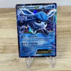 Pokemon TCG Glaceon ex 20/124 XY Fates Collide Ultra Rare LP - Image 1