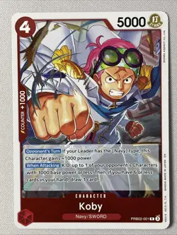 One Piece - Premium Booster The Best Vol. 2 - Koby #PRB02-001 Foil (1 Card) - Image 2