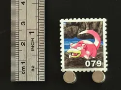 Slowpoke Pokemon Stamp Card Japanese Shogakukan Nintendo Game Anime TCG K - Image 2