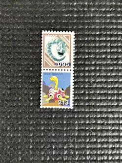 Onix & Shuckle Pokemon Stamp Card Japanese Shogakukan Nintendo Game Anime - Image 1