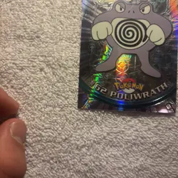 2000 TOPPS CHROME TV ANIMATION POKEMON SERIES 1 CARD SPECTRA #62 POLIWRATH - Image 4