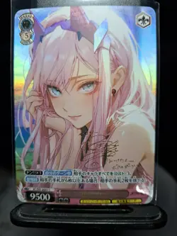 "NEW WAIFU CARD 2025" ZeroTwo Special Signature 1 Darling in the Franxx BANGER - Image 1
