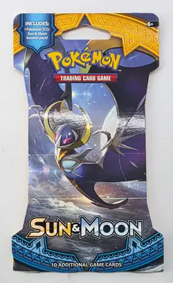 2017 Pokemon TCG Sun and Moon Base Set Booster Pack NEW SEALED BLISTER - Image 1