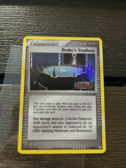 Pokemon 2007 EX Power Keepers Drake's Stadium Reverse Holo Uncommon Card #72/108 - Image 1