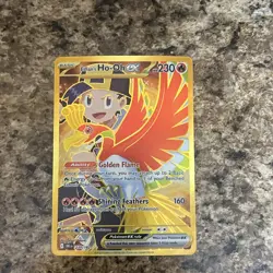 Ethan's Ho-Oh EX 239/182 Sv10: Destined Rivals Holo Hyper Gold Pokemon TCG - Image 2