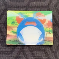 Marill 14 Meiji Super Change Lenticular Japanese Pokemon Card ~ MP - Image 1