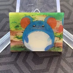 Marill 14 Meiji Super Change Lenticular Japanese Pokemon Card ~ MP - Image 3
