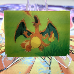 Charizard 04 Meiji 3D Lenticular Japanese Pokemon Card ~ MP - Image 1