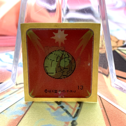 Sandshrew 13 Meiji Pukkuri Lenticular Seal Japanese Pokemon Card ~ MP - Image 2