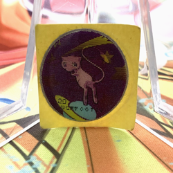Mew 29 Meiji Pukkuri Lenticular Seal Japanese Pokemon Card ~ MP - Image 2