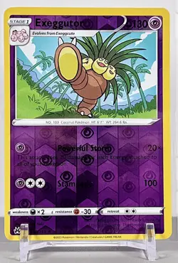 Pokemon TCG Card - Exeggutor 58/159 Reverse Holo Rare | 2023 Crown Zenith - Image 1