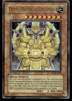 Yu-Gi-Oh TCG #SD7-EN001 Exxod, Master of the Guard UR ,1st Ed. NM - Image 1