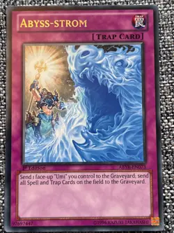 YuGiOh Abyss-Storm ABYR-EN073 1st Edition Rare LP - Image 1